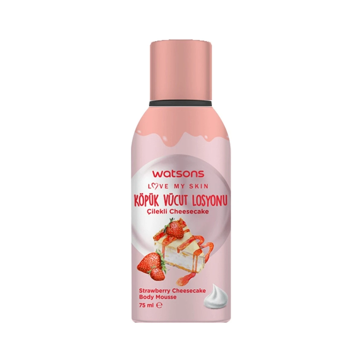 Watsons Strawberry Foam Lotion 75 ml